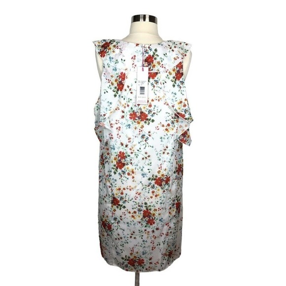 NEW Parker Ditsy Floral Cold Shoulder Mini Dress - Picture 7 of 11